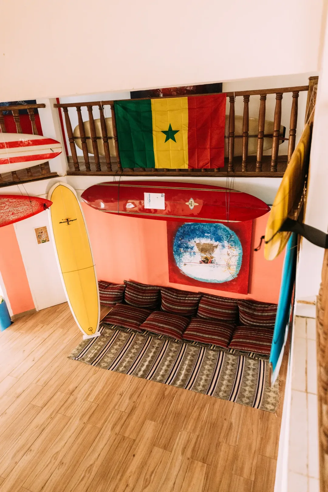 Surfing at Ngor Island Senegal